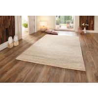 THEKO Wollteppich "Janne, Berber Teppich, Wolle, meliert, handgearbeitet", rechteckig, 20 mm Höhe, handgetuftet, Wohnzimmer, Schlafzimmer, Esszimmer von Theko