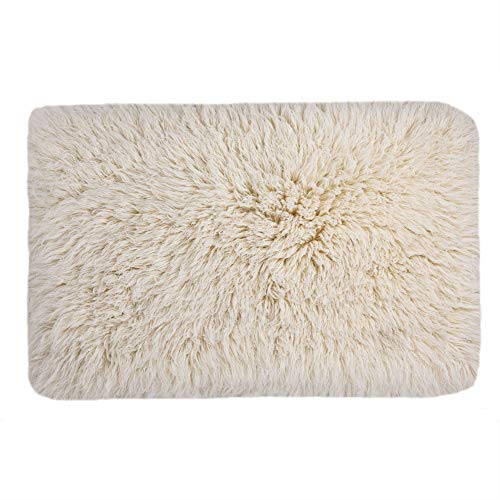 Theko | Flokati Teppich aus 100% Schurwolle nachhaltiger Teppich FLOKOS XXL | handgewebt | Farbe: Natur | 250x350 cm von Theko