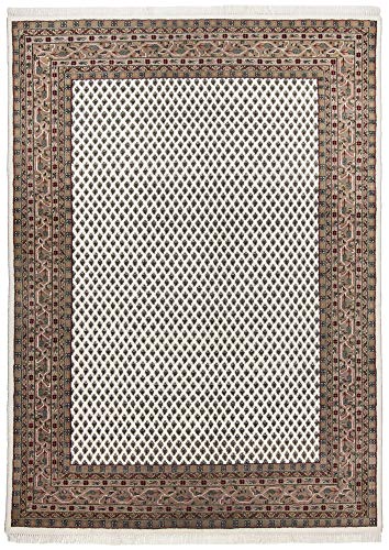 Theko | Klassischer Orientteppich aus 100% Schurwolle - Chandi Mir | handgeknüpft | Rugmarksiegel | Beige | 60x90 cm von Theko
