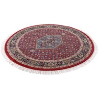 THEKO Orientteppich "Benares Bidjar" rund 12 mm Höhe reine Wolle, handgeknüpft, mit Fransen von Theko