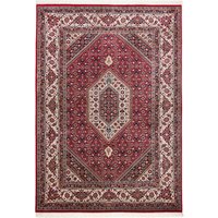 THEKO Orientteppich "Meraj Silk Touch Bidjar" rechteckig 12 mm Höhe Flor aus 20% Seide, handgeknüpft, mit Fransen von Theko