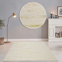 THEKO Wollteppich "Alpen" rechteckig 12 mm Höhe handgewebter Wendeteppich, meliert, reine Wolle, Wohnzimmer THEKO Wollteppich "Alpen" rechteckig 12 mm Höhe handgewebter Wendeteppich, meliert, reine Wolle, Wohnzimmer von Theko