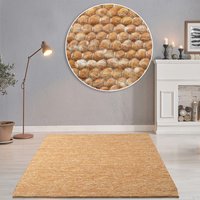 THEKO Wollteppich "Alpen" rechteckig 12 mm Höhe handgewebter Wendeteppich, meliert, reine Wolle, Wohnzimmer THEKO Wollteppich "Alpen" rechteckig 12 mm Höhe handgewebter Wendeteppich, meliert, reine Wolle, Wohnzimmer von Theko