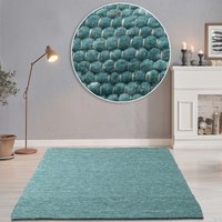 THEKO Wollteppich "Alpen" rechteckig 12 mm Höhe handgewebter Wendeteppich, meliert, reine Wolle, Wohnzimmer THEKO Wollteppich "Alpen" rechteckig 12 mm Höhe handgewebter Wendeteppich, meliert, reine Wolle, Wohnzimmer von Theko