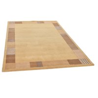 THEKO Wollteppich "Royal Nepali 3085", rechteckig, 15 mm Höhe, reine Wolle, handgetuftet, Uni-Farben, mit Bordüre, modernes Design THEKO Wollteppich "Royal Nepali 3085", rechteckig, 15 mm Höhe, reine Wolle, handgetuftet, Uni-Farben, mit Bordüre, modernes Design von Theko