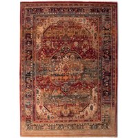 THEKO Wollteppich "Saharna 7518" rechteckig 12 mm Höhe reine Wolle, Orient-Optik, mit Fransen THEKO Wollteppich "Saharna 7518" rechteckig 12 mm Höhe reine Wolle, Orient-Optik, mit Fransen von Theko