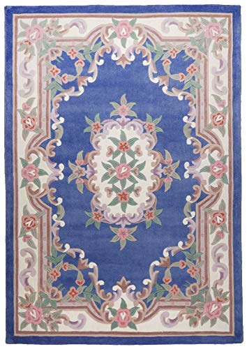 Teppich aus 100% Polyacryl; handgetuftet | Größe: 70 x 140 cm; Farbe: Blau | THEKO die markenteppiche - Ming Teppich aus 100% Polyacryl; handgetuftet | Größe: 70 x 140 cm; Farbe: Blau | THEKO die markenteppiche - Ming von Theko