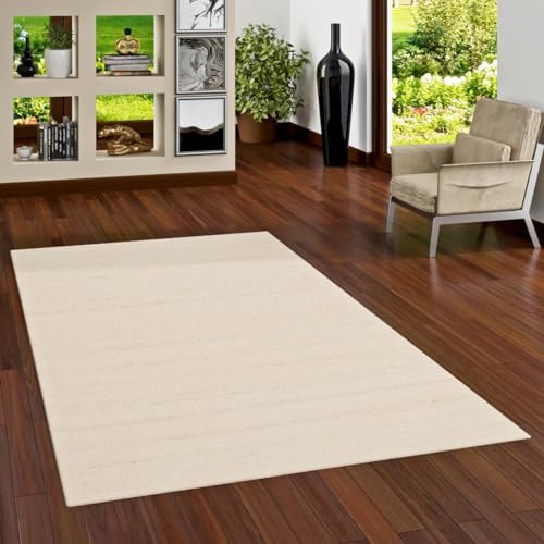 Theko Natur Teppich Berber Aruna Wollweiss Grau Meliert in 7 Größen Theko Natur Teppich Berber Aruna Wollweiss Grau Meliert in 7 Größen von Theko