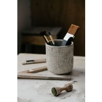 Schreibtischzubehör Oder Pflanztopf - Sprenkel Handgefertigt Keramik von Thelittlefactoryshop