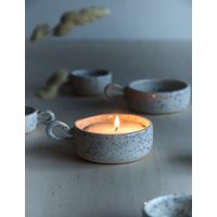 Teelicht - Sprenkel Handgefertigt Keramik Teelicht - Sprenkel Handgefertigt Keramik von Thelittlefactoryshop