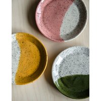 Teller - Sprenkel Handgefertigt Keramik von Thelittlefactoryshop