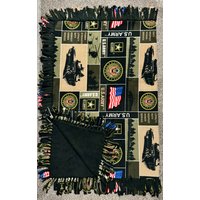 Handgemachte Fleece Decke Der Us Army Handgemachte Fleece Decke Der Us Army von Theloveofthree