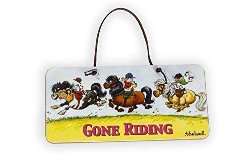 Thelwell Gone Riding Tür Schild Geschenk für Kinder Who Ride von Thelwell