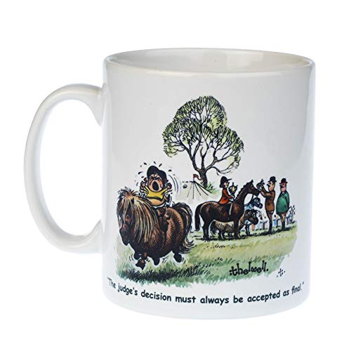 Thelwell Tasse mit Reitmotiv The Judge's Decision Must Always Be Accepted as Final, von Thelwell von Thelwell