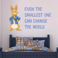 Offizieller Peter Rabbit Even The Smallest Wandaufkleber Wandbild Prtv20 von ThemedUK