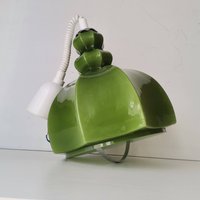 Vintage Glas Opal Hängelampe Aus Den 70Er Jahren/Mid Century Opaline Beleuchtung Retro Space Age Light Jahre Vintage Glas Opal Hängelampe Aus Den 70Er Jahren/Mid Century Opaline Beleuchtung Retro Space Age Light Jahre von ThenandnowByJovana
