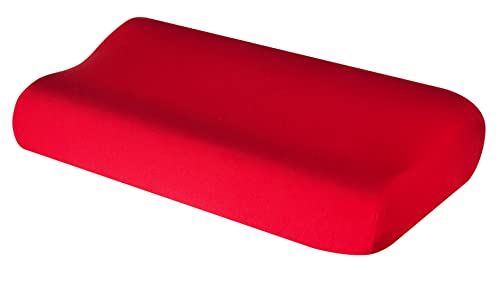 Theonoi Kissenbezug Kissenhülle für Nackenkissen Nackenstützkissen Gesundheitskissen aus Baumwolle für Größen von 35x60 bis 45x75 cm (Rot 106) von Theonoi