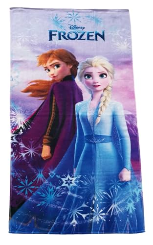 Theonoi Kinder Handtuch Badetuch Strandtuch Duschtuch für Mädchen und Jungen 100% Baumwolle 70x140 cm (Frozen) von Theonoi