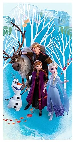 Theonoi Kinder - Handtuch Saunatuch Strandtuch Duschtuch Badetuch - 70 x 140 cm - Geschenk Baumwolle (Frozen) von Theonoi