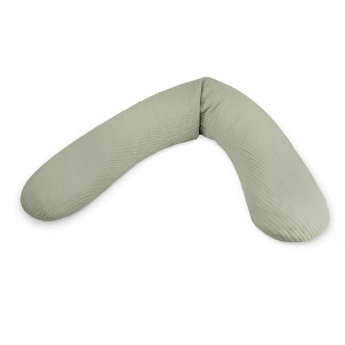 Theraline Das Original Stillkissen inkl. Bezug Salbei, Musselin von Theraline