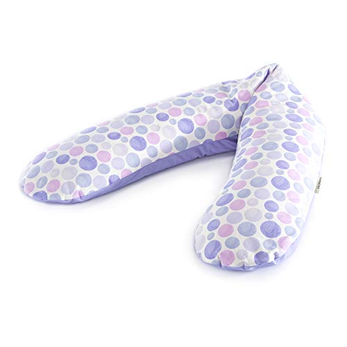 Theraline Stillkissen mit Mikroperlen Waterdots lila von Theraline