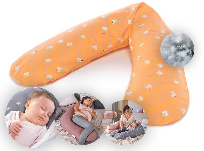 Theraline Stillkissen Das Original 190 cm mit Polyester Hohlfaser Theraline Stillkissen Das Original 190 cm mit Polyester Hohlfaser von Theraline