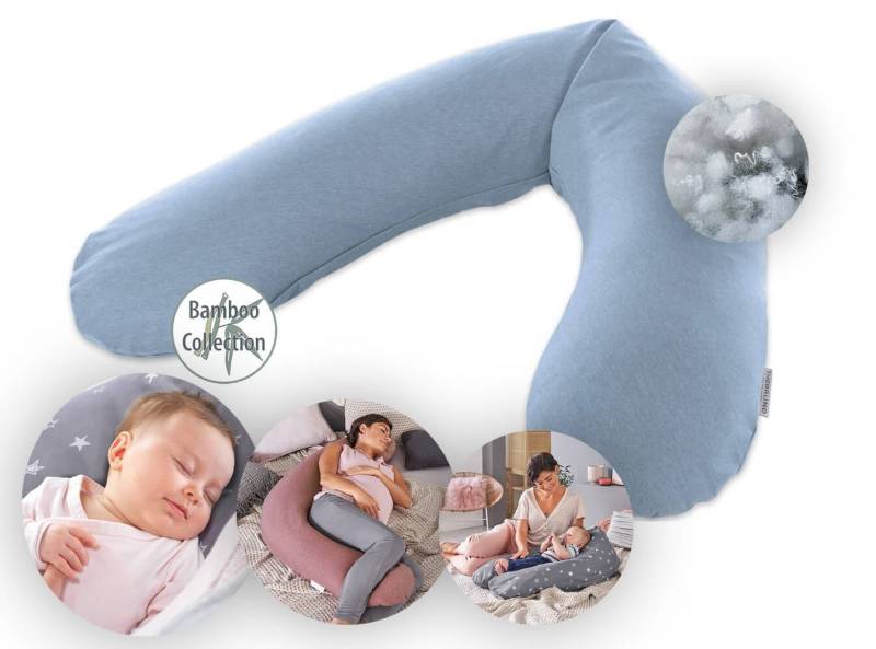 Theraline Stillkissen Das Original 190 cm mit Polyester Hohlfaser von Theraline