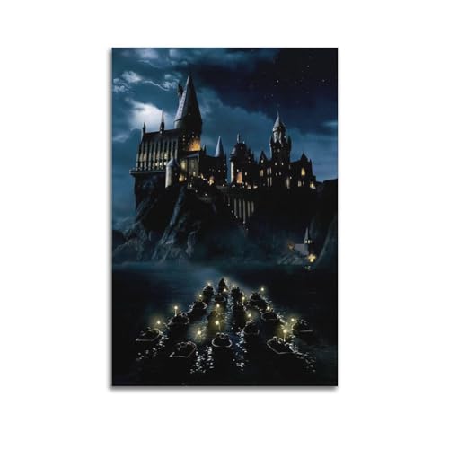 Therapi Poster mit Hogwarts-Schiff, dekoratives Gemälde, Leinwand, Wandposter und Kunstdruck, moderne Familienschlafzimmer-Dekoration, Poster, 50 x 75 cm von Therapi