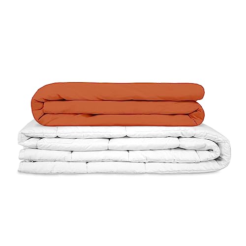 TherapieDecken - Basic Gravity Gewichtsdecke für Erwachsene Weighted Blanket Schwere Decke Für besseren Schlaf, Ginger, Größe: 135x200 cm 8 kg von TherapieDecken