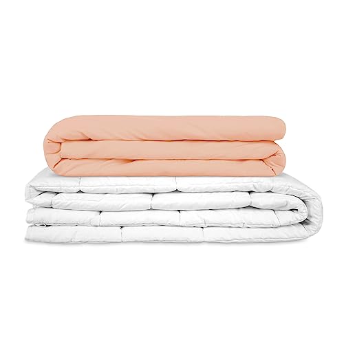 TherapieDecken - Basic Gravity Gewichtsdecke für Erwachsene Weighted Blanket Schwere Decke Für besseren Schlaf, Salmon, Größe: 135x200 cm 6 kg von TherapieDecken