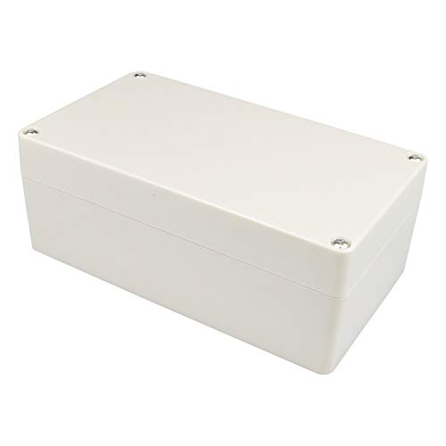 Therlan Wasserdicht Abzweigdose IP65, ABS Gehäuse Elektronik Box Kunststoff, Verteilerdose Aufputz Anschlussdose, Elektro Aufputzdose Elektronische Anschlusskasten (158 x 90 x 60 mm, wollweiß) von Therlan