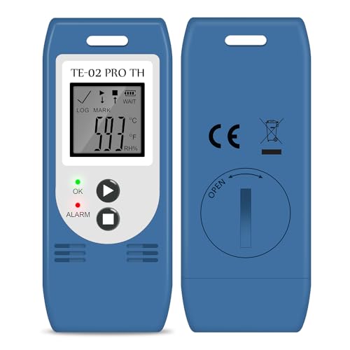 ThermElc TE-02 Pro TH Datenlogger Temperatur Luftfeuchtigkeit, Automatisch Generierte PDF-/CSV-Berichte, Datenlogger für Medizinische Lagerung, CFR Part 21-konform, Visueller Temperaturalarm (1 pcs) ThermElc TE-02 Pro TH Datenlogger Temperatur Luftfeuchtigkeit, Automatisch Generierte PDF-/CSV-Berichte, Datenlogger für Medizinische Lagerung, CFR Part 21-konform, Visueller Temperaturalarm (1 pcs) von Therm La Mode
