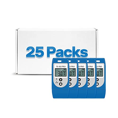 ThermElc TE-02 Pro Wiederverwendbarer Temperatur-Datenlogger, mit Temperatur-LED-Lichtalarm, MKT, -30 bis +60 °C und leicht zugänglichen PDF-CSV-Datenberichten, 32000 Punkte ThermElc TE-02 Pro Wiederverwendbarer Temperatur-Datenlogger, mit Temperatur-LED-Lichtalarm, MKT, -30 bis +60 °C und leicht zugänglichen PDF-CSV-Datenberichten, 32000 Punkte von Therm La Mode