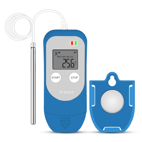 ThermElc TE-03 ELT USB Temperature-Datalogger, Ultra-Low Temperature Datenlogger mit LCD-Display, 34560 Punkten,automatischem PDF-CSV-Bericht, Datenlogger für Kühlkettenversand -100°C~100°C ThermElc TE-03 ELT USB Temperature-Datalogger, Ultra-Low Temperature Datenlogger mit LCD-Display, 34560 Punkten,automatischem PDF-CSV-Bericht, Datenlogger für Kühlkettenversand -100°C~100°C von Therm La Mode