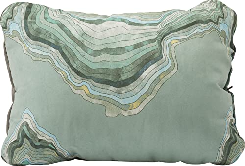 Therm-a-Rest Cascade komprimierbares Kissen mit Kordelzug, Campingkissen, Farbe:Topowave, Größe: L von Therm-a-Rest