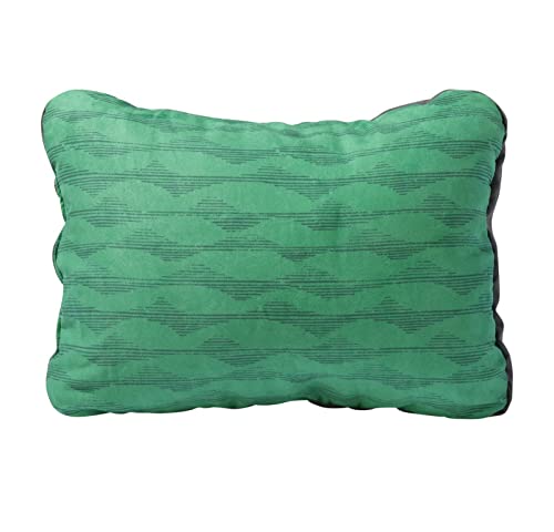 Therm-a-Rest Polyester Compressible Pillow Large Grün, Kissen, Größe One Size - Farbe Green Mountains von Therm-a-Rest