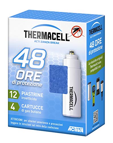 Thermacell Nachfüllpack für Mückenschutzgeräte Ladung 48 Stunden Schutz 13.46x10.16x5.72 cm Bianco von Thermacell