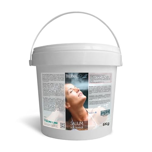 Thermal Bath Salium, Thermalsalz, Reproduziert wohltuende Qualität des Thermalwassers Alkali-Magnesiache, für Pool und Whirlpool, 5 kg von Thermal Bath