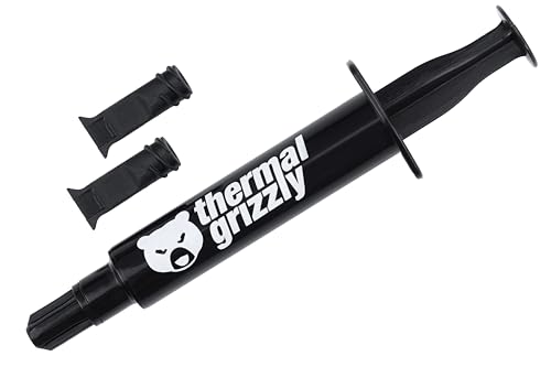 Thermal Grizzly - Hydronaut - 7.8 Gramm/3 ml - Leitfähige Hochleistungs-Wärmeleitpaste - Ideal für Luft- und Wasserkühlung von CPU/GPU/PS4/PS5/Xbox - Für große Kühlflächen von Thermal Grizzly