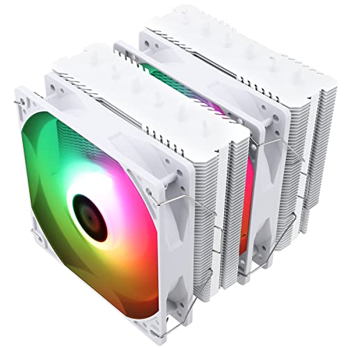 Thermalright Peerless Assassin 120 SE ARGB Weiß CPU Luftkühler, 6 Heatpipes Kühler, 120mm TL-C12CW-S PWM Lüfter, Aluminium Kühlkörper Abdeckung, für AMD AM4/AM5 Intel 1700/1150/1151/1200 von THERMALRIGHT