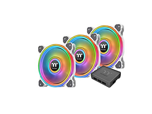 Riing Quad 14 RGB 3 Pack White Edition(Fan + Controller) von Thermaltake