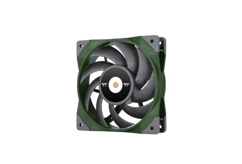 Thermaltake TOUGHFAN 12 Racing Green High Static Pressure Radiator Fan (Single Fan Pack) | Leise-Gehäuse-Lüfter | PWM 500~2000rpm | Grün von Thermaltake