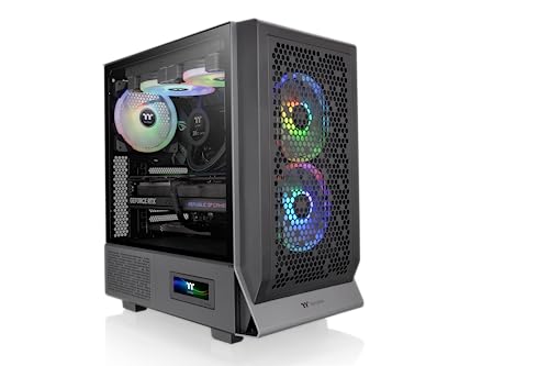 Thermaltake Ceres 300 TG ARGB, Mid Tower Chassis, Black von Thermaltake