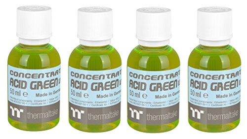Thermaltake TT Premium Farbkonzentrat (für Wasserkühlflüssigkeiten, 4 x 50ml) neon grün von Thermaltake
