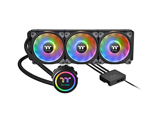 Thermaltake Floe DX RGB 360 TT Premium Edition/Wasserkühlung/All-In-One / 360mm / Softwaregesteuert/Schwarz / 3x 120mm Lüfter von Thermaltake