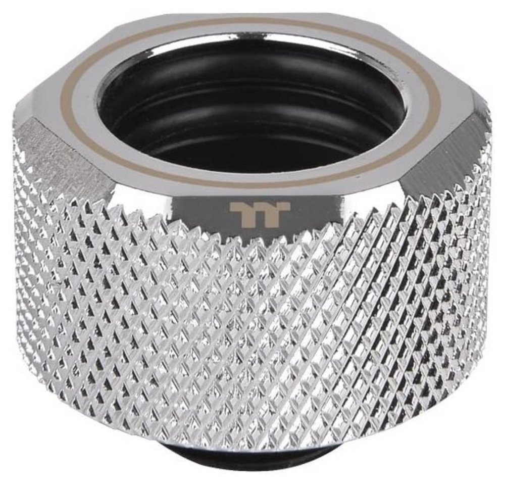 Thermaltake Gewindemuffe Pacific C-PRO G1/4 PETG OD Compression - Gewinde - chrom Thermaltake Gewindemuffe Pacific C-PRO G1/4 PETG OD Compression - Gewinde - chrom von Thermaltake
