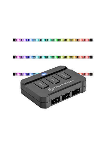 Thermaltake Lumi Color 256 C 3-Pack RGB Led Streifen magnetisch von Kontrolle Packung ac-037-ln1nan-a1 von Thermaltake