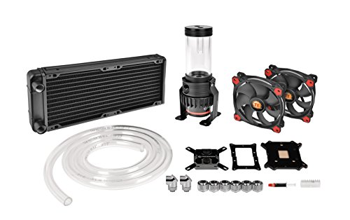 Thermaltake Pacific R240 D5 Soft Tube LCS Kit (Riing 12 Wasserkühlungsset) rot von Thermaltake