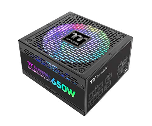 Thermaltake Toughpower GF2 ARGB 650W PC-Netzteil TT-Premium Edition | Hochleistungsnetzteil | Leiser-Lüfter | schwarz von Thermaltake
