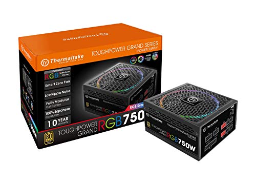 Thermaltake Toughpower Grand 750W RGB Sync Edition PC Netzteil 80Plus Gold zertifiziert von Thermaltake